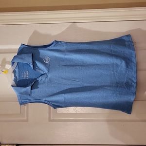 Willit Girl Sleeveless Polo Shirts Lightweight Shirts Quick Dry, size L (12_14)